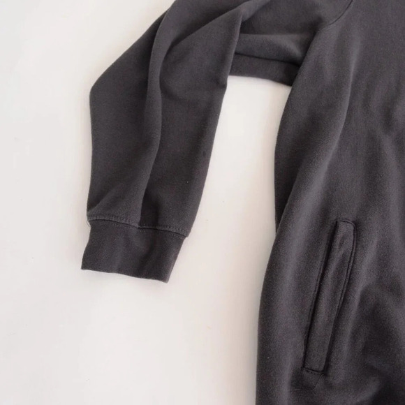 Colosseum Gray Green Embroidered Mi State Spartans Collegiate Half Zip Sweater - Picture 7 of 9